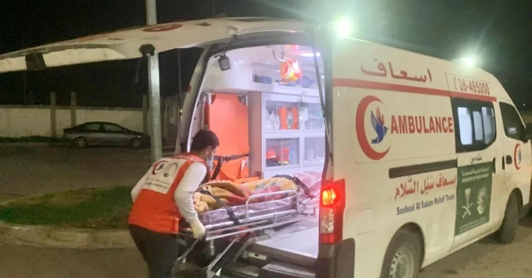 KSrelief Funds 61 Ambulance Missions in Northern Lebanon