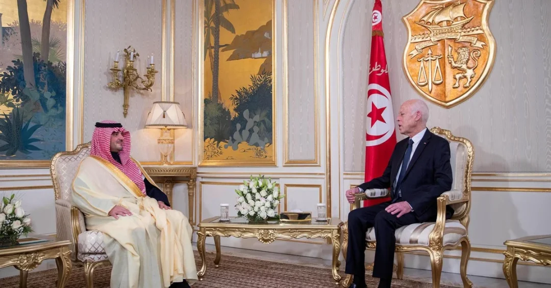 Tunisian President, Saudi Interior Minister Discuss Security Cooperation