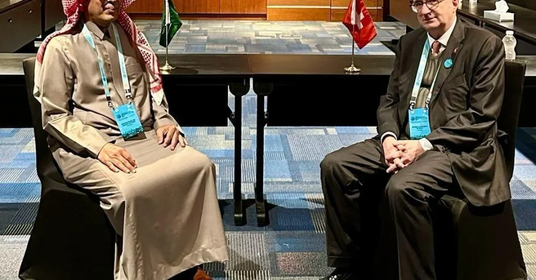Saudi Deputy Minister Meets Swiss Envoy on Sidelines of Indian Ocean Conference