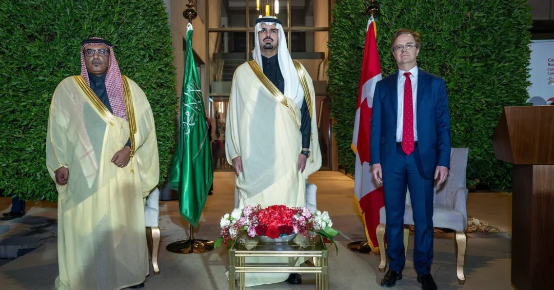Mayor of Riyadh Attends Canadian Flag Day Celebration