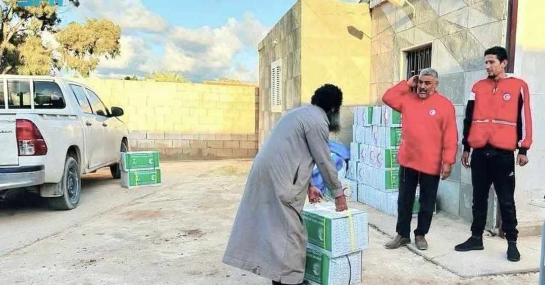 KSrelief Distributes Food Aid to Storm-Hit Libyan Coastal Cities