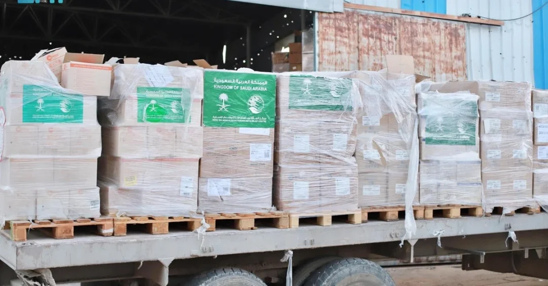 Saudi Aid Convoy Delivers Medical Supplies to Gaza