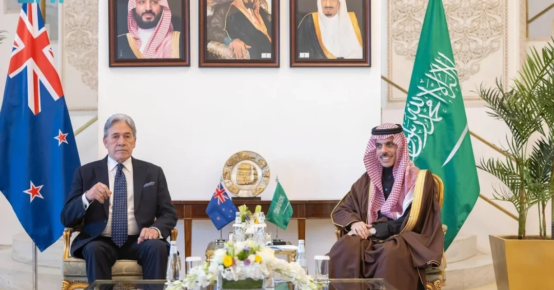 Saudi, New Zealand Foreign Ministers Strengthen Bilateral Ties