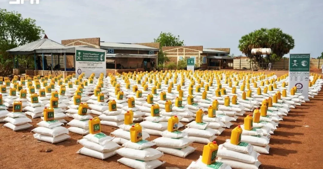 KSrelief Distributes 500 Food Baskets to 3,000 People in Chad