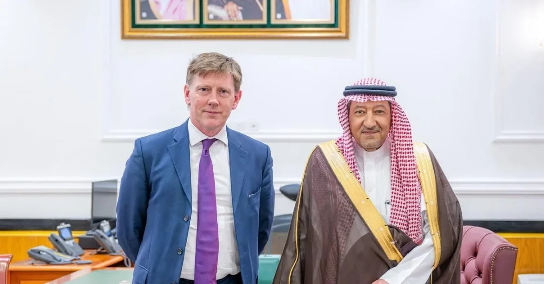 Saudi Vice Minister of Foreign Affairs Meets UK Sudan Envoy