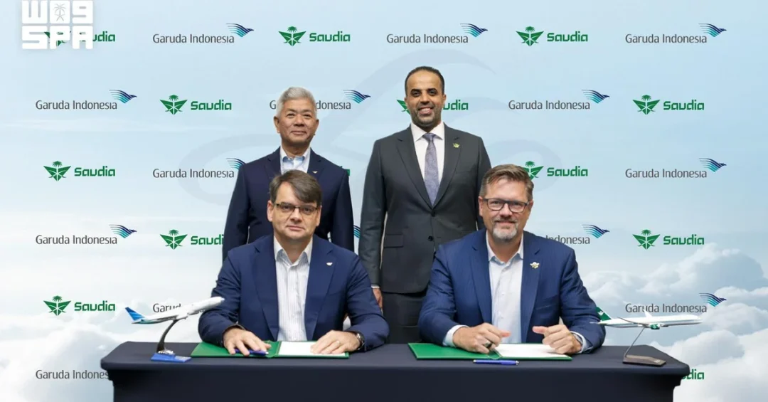 Saudia, Garuda Indonesia Expand Partnership with New MoU