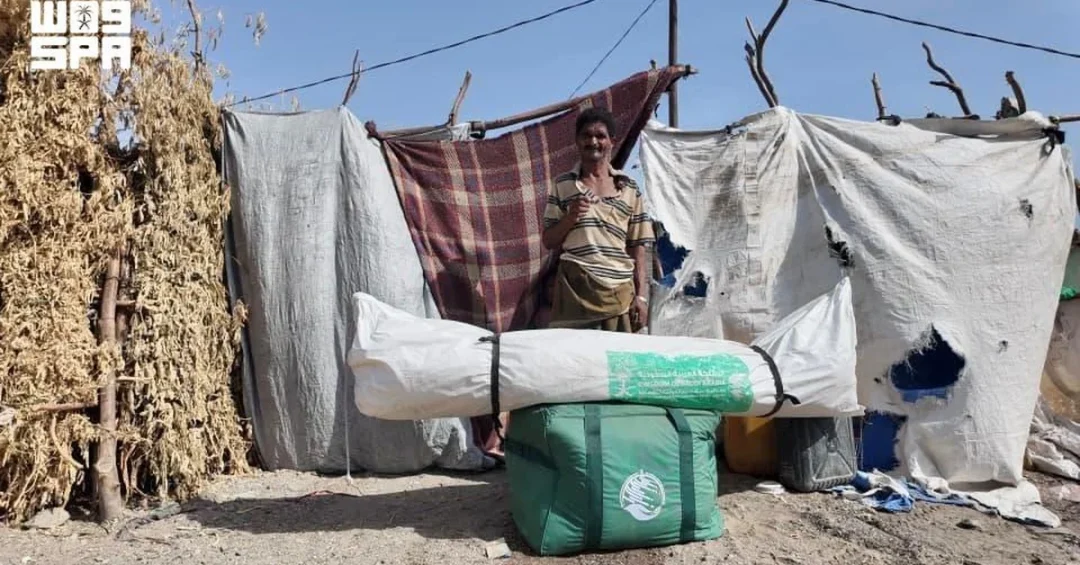 KSrelief Distributes Emergency Shelter Aid in Yemen’s Taiz