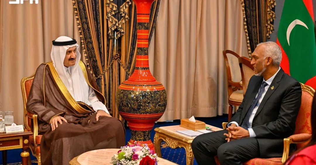 Maldivian President Hosts Saudi Advisor in Diplomatic Visit
