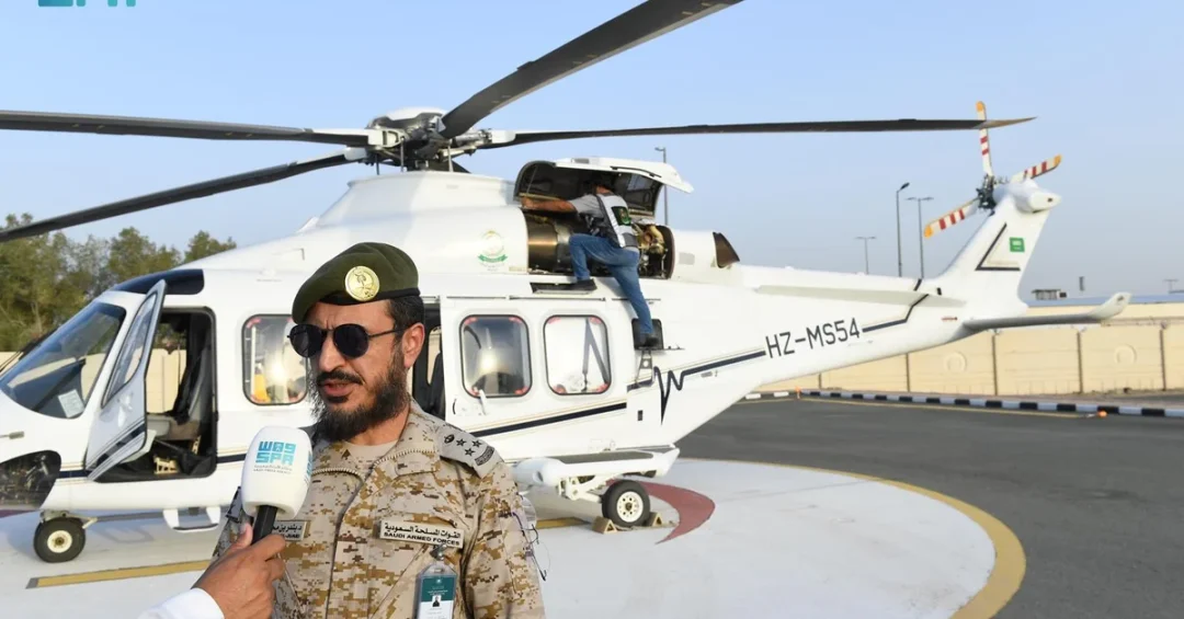 Saudi Ministry of Defense Health Services Deploys Air Ambulance for Hajj Season