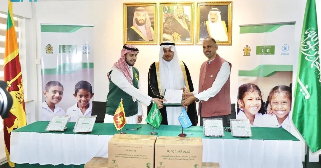 KSrelief Delivers 300 Tons of Dates to WFP for Sri Lanka Food Aid