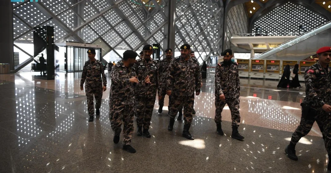 Major General Al-Otaibi Inspects Haramain Railway Security in Jeddah