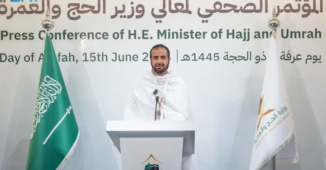 Saudi Hajj Minister Confirms Smooth Pilgrim Ascend to Arafat