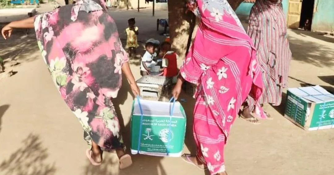 KSrelief Distributes Over 1,000 Food Baskets to Vulnerable Families in Sudan