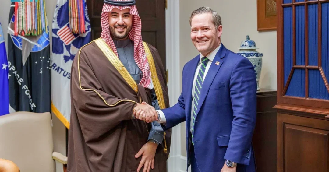 Saudi Defense Minister Meets U.S. National Security Advisor
