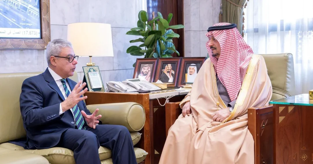 Riyadh Governor Receives Egypt’s Newly Appointed Ambassador