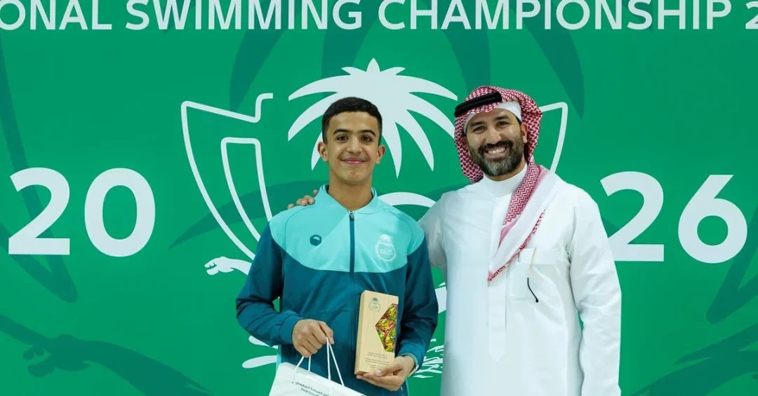 Saudi Swimmer Al-Shalati Honored for Asian Championships Bronze