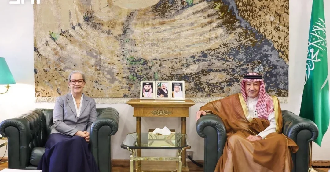 Saudi Deputy FM Bids Farewell to Swedish Ambassador