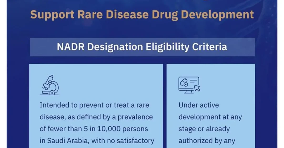 SFDA Launches NADR Program to Boost Rare Disease Treatments