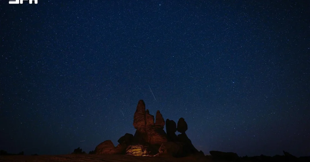 Perseid Meteor Shower Observed in AlUla, Saudi Arabia