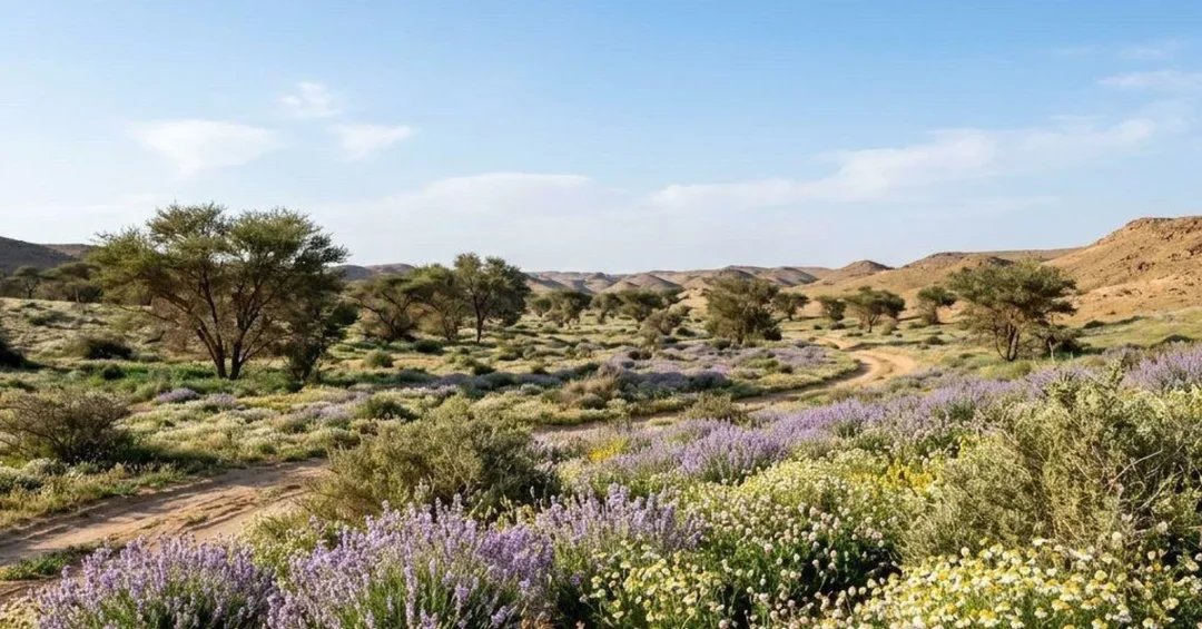 Native Arfaj Shrub Bolsters Ecological Balance in Saudi Reserve