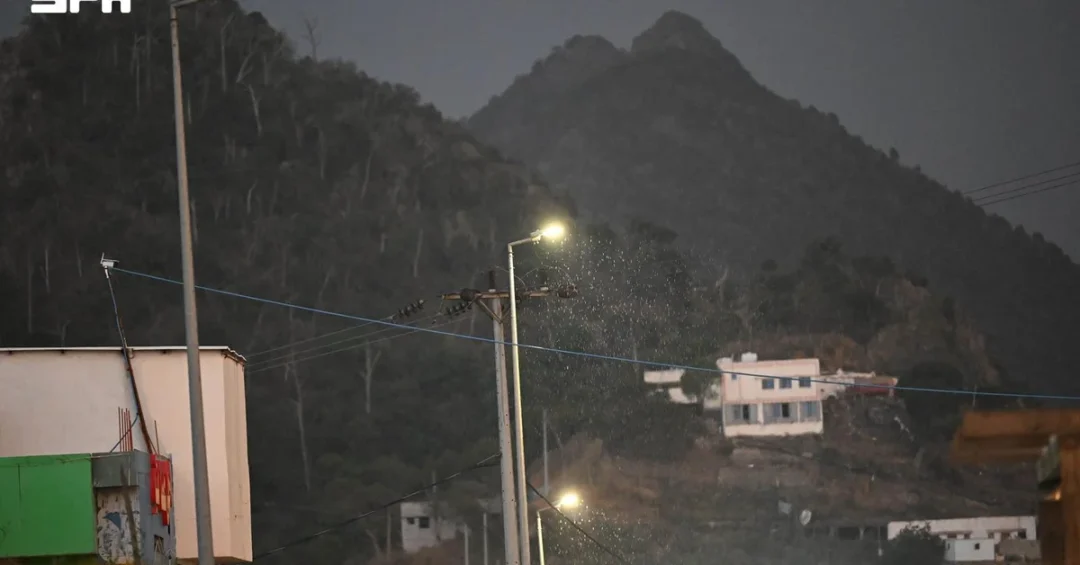 Heavy Rains Fall on Jazan Region, Saudi Arabia