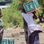 KSrelief Delivers 600 Food Baskets to Displaced Families in Lahj