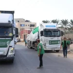 New KSrelief Convoy Delivers Tents, Food Baskets to Gaza